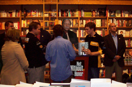 Book signing in Boston